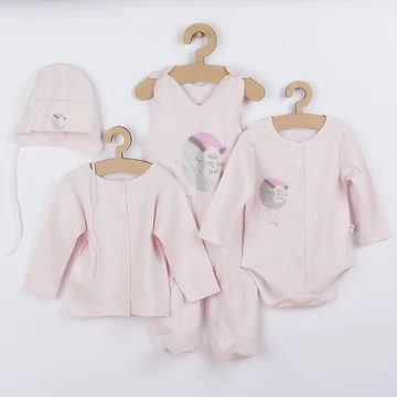 4-részes baba együttes Koala Moon rózsaszín