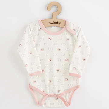Baba body New Baby Classic II maci rózsaszín
