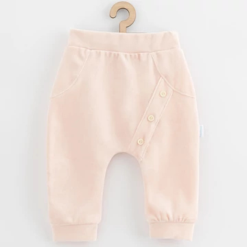 Baba plüss melegítő New Baby Suede clothes világos rózsaszín
