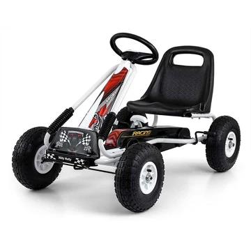 Go-kart Milly Mally Thor pedálos gyerek gokart fehér