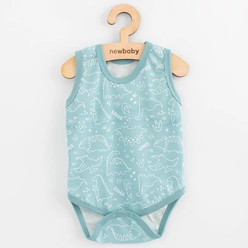 Baba body ujj nélküli New Baby Classic II  dino menta fiú