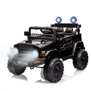 TOYOTA FJ CRUISER terepjáró, 12V akkumulátor, távirányítóval, 98x65x70 cm, 3+ éveseknek. Szórakoztató és biztonságos játék!