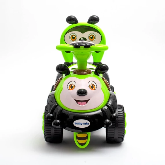 Zöld BABY MIX lábbal hajtós kisautó