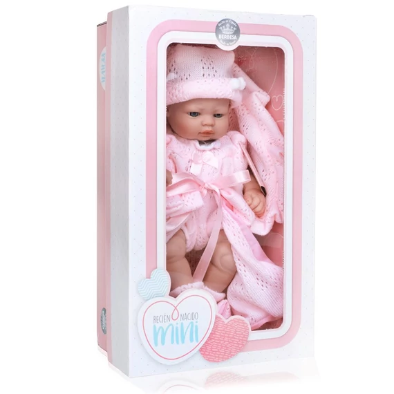 Berbesa rózsaszín 28 cm-es baba
