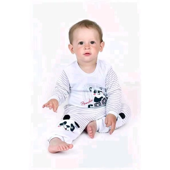 New Baby szürke pamut kabátka