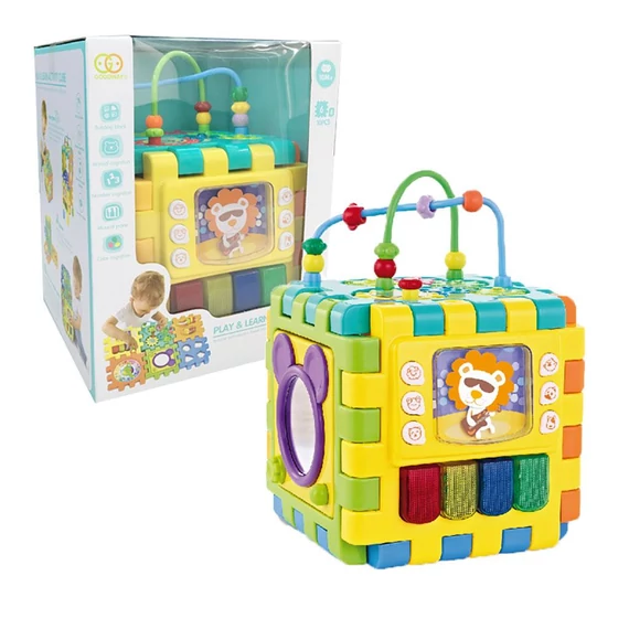 Interaktív zenélő kocka Baby Mix
