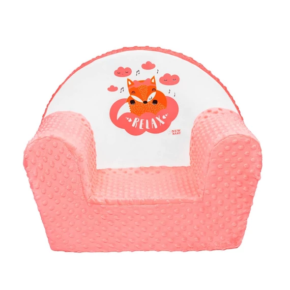 New Baby róka mintás Minky fotel