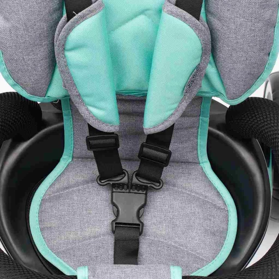 biztonságos és kényelmes kialakítással.|||Baby Mix 5 az 1-ben RELAX gyerek tricikli