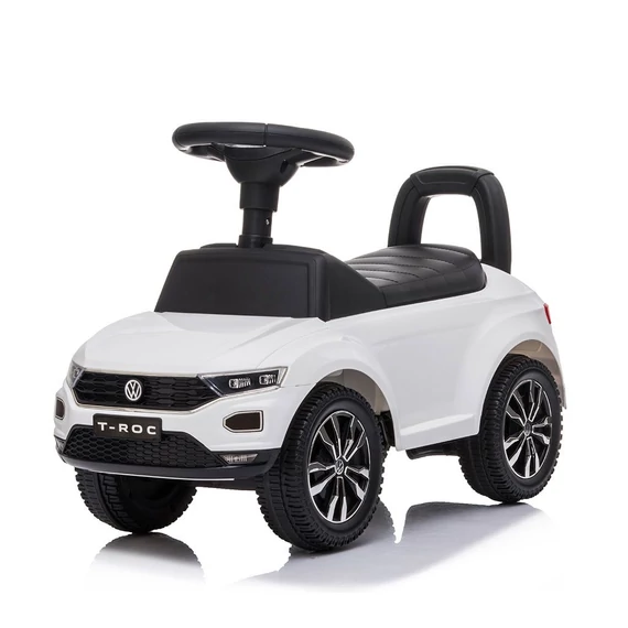 BABY MIX fehér gyermek bébitaxi, 43 cm magasság, motorikus fejlesztéshez, stabil és biztonságos design.