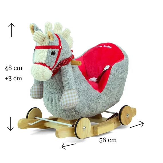 Milly Mally szürke hintaló