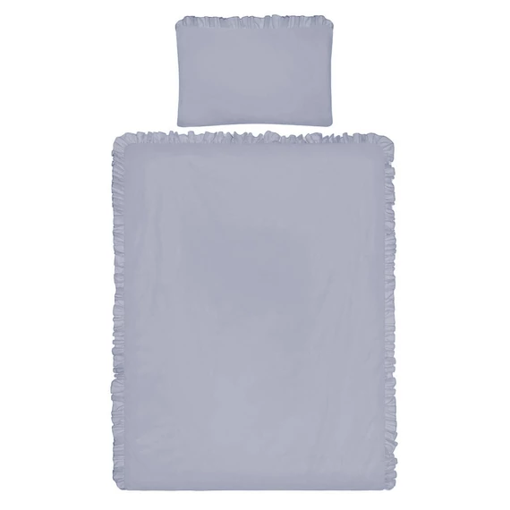 Belisima PURE 3-részes kék ágyneműgarnitúra, 100% pamut, biztonságos, antialergén. Párna: 40x60 cm, takaró: 90x120 cm.