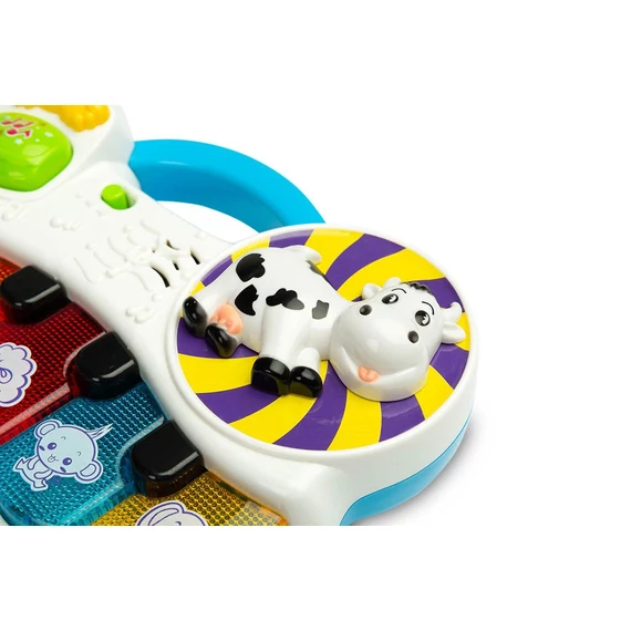 22x17x6 cm. Fejleszti a zenei érzéket!|||TOYZ multicolor oktatójáték farma