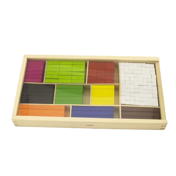 Viga multicolor kockák, 308 darab, 3+ éveseknek. Fejleszd gyermekeid készségeit színek és méretek segítségével!