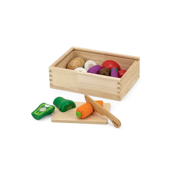 Viga multicolor zöldségvágó készlet 18 hónapos kortól