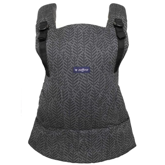 WOMAR szürke ergonomikus hordozó, 0,55 kg, kényelmes, biztonságos és állítható panel. Ideális szülőknek!