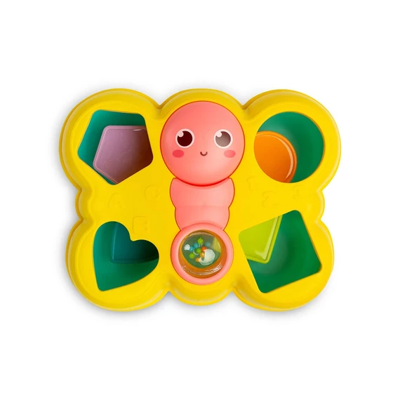 TOYZ pillangó puzzle – színes, logikai játék 18 hónapos kortól, 19,5 x 14 x 8 cm. Fejleszti a koncentrációt és a motorikát.