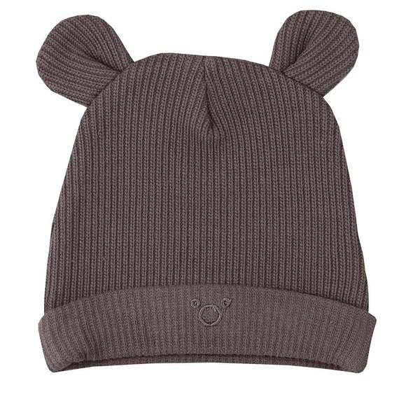 KOALA barna baba sapka, 56 cm-es méret, rugalmas pamut elasztán anyag, stílusos és kényelmes viselet.