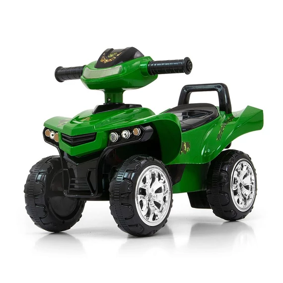 Milly Mally zöld 58 cm-es interaktív kocsijáték, tárolóhellyel és fényhatásokkal, 12 hónapos kortól.