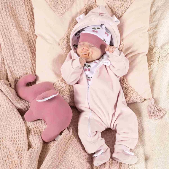 Nicol Emily baba téli kapucnis kezeslábas
