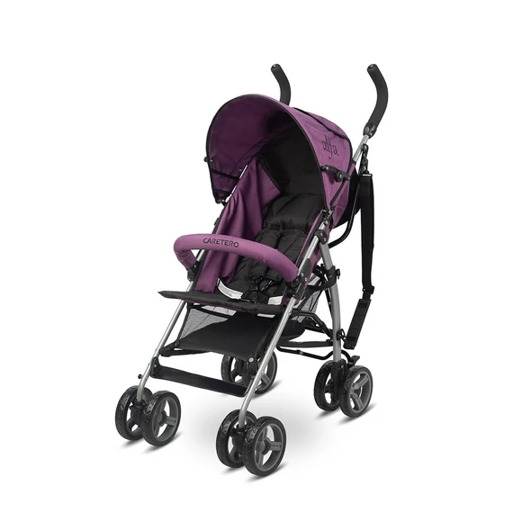 CARETERO Alfa lila golf babakocsi, ultrakönnyű, 6 hónapos kortól, 15 kg-ig, praktikus kosárral és 5 pontos övvel.