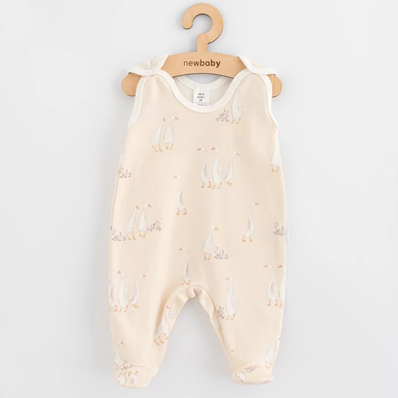 New Baby Libák pamut rugdalózó, aranyos libás mintával, kényelmes és praktikus babák számára. 100% pamut.