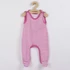 New Baby rózsaszín rugdalózó 86-os méretben, 100% pamut, kényelmes és praktikus öltöztetéshez.