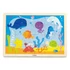 Viga multicolor fa puzzle, 30x23 cm, fejleszti a kombinációs készséget. Biztonságos, 2 éves kortól ajánlott.