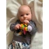 NEW BABY zöld bambusz pamut takaró