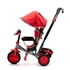 BABY MIX rózsaszín gyerek pedálos háromkerekű bicikli: LED lámpa