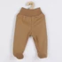Barna New Baby Classic II. lábfejes nadrág, 100% pamut, 56-os méret, kényelmes és rugalmas derékpánttal.