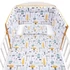 New Baby sárga 3-részes ágyneműgarnitúra, 100% pamut, antialergén, puha és biztonságos csecsemőknek.