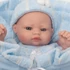 Berbesa 28 cm-es kék baba