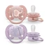 Philips AVENT Ultrasoft cumi, 0-6 hónap, extra puha szilikon, érzékeny bőrre, gyors sterilizálás.