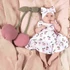Nicol Emily rózsaszín A-vonalú baba body