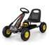 Thor pedálos sportgokart, fekete/piros, 3-8 év, állítható kormány, kézifék, felfújható kerekek, sportos design.