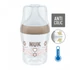 NUK Perfect Match cumisüveg, 150 ml, hőmérséklet-ellenőrző, BPA-mentes, ortodontikus cumival. Ideális újszülötteknek!